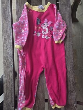 Piglet  One-Piece - Bright Pink